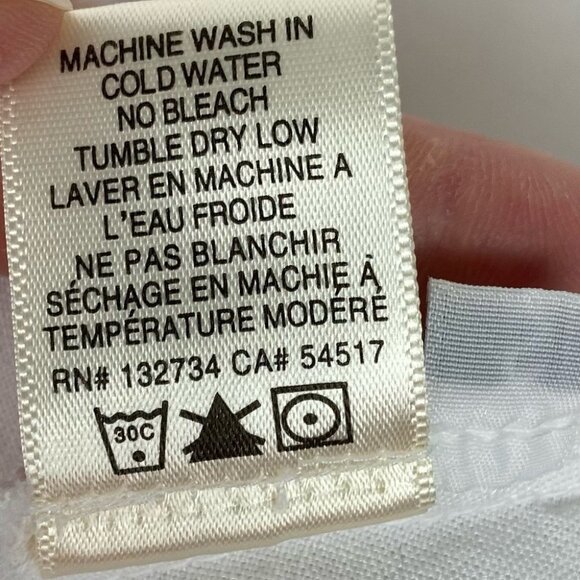 Anthropologie Cloth and Stone White Ladder Lace‎ Blouse Size Small Eyelet Top S - Picture 7 of 10